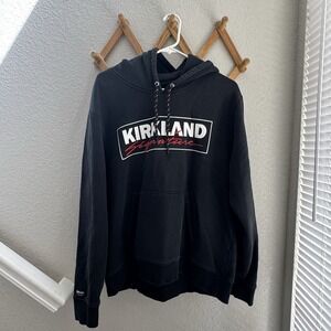 Kirkland Signature Hoodie Sweatshirt LARGE MEN'S/XL WOMEN'S Box Logo Costco